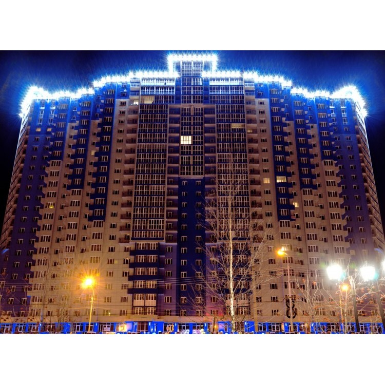 Housing estate with attached parking