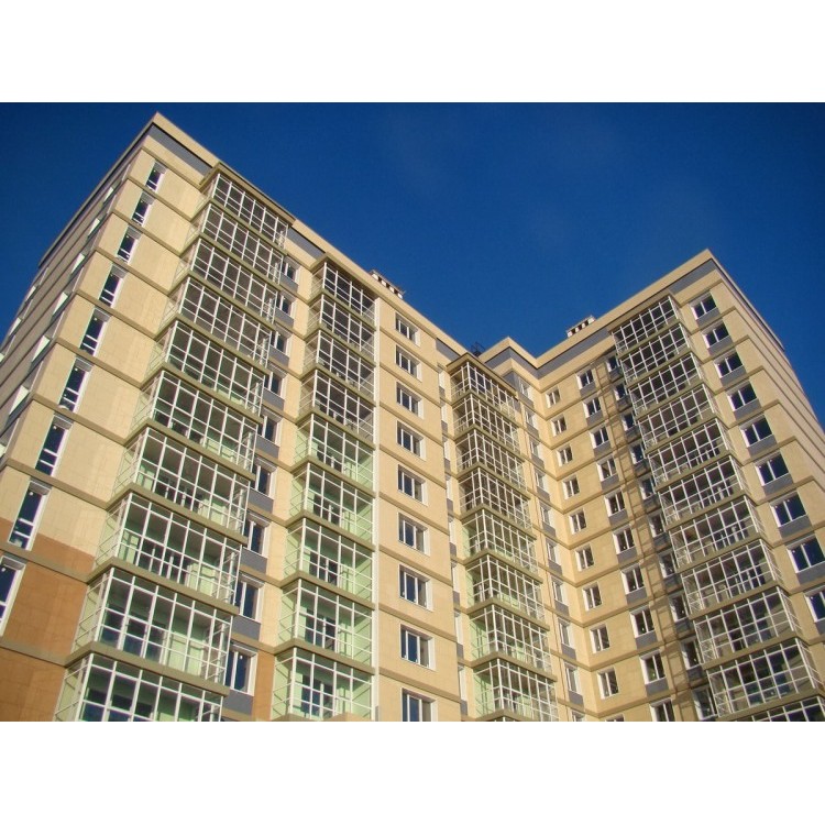 Housing estate with variable number of storeys