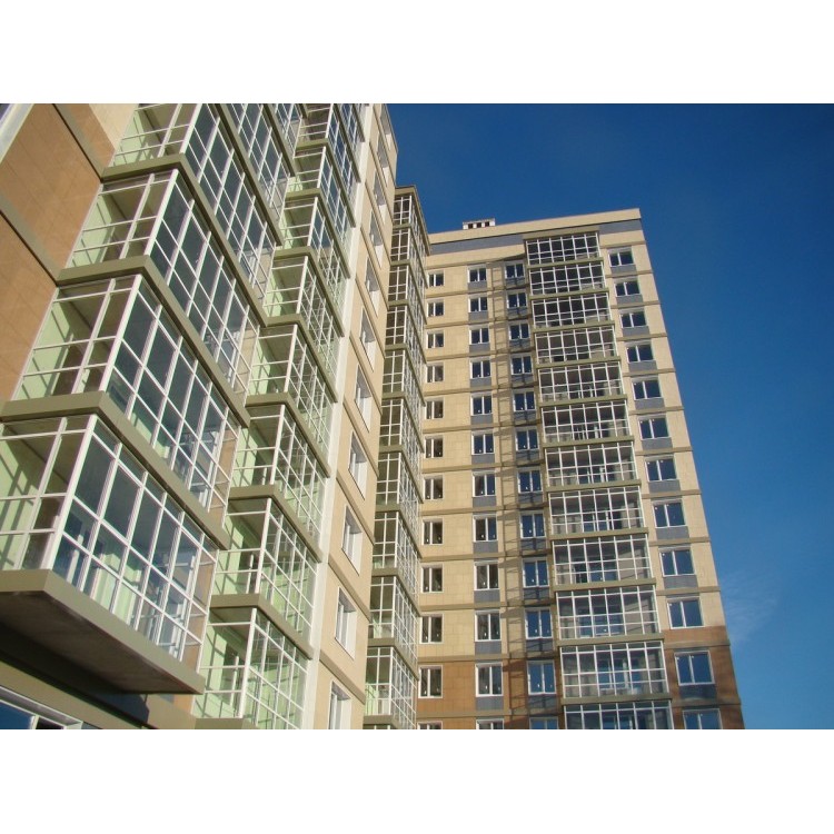 Housing estate with variable number of storeys