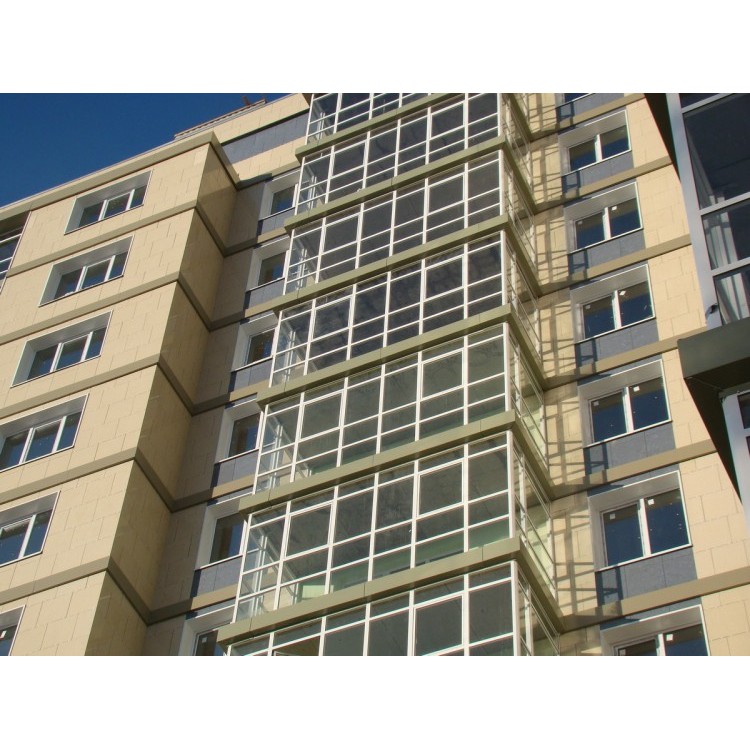 Housing estate with variable number of storeys