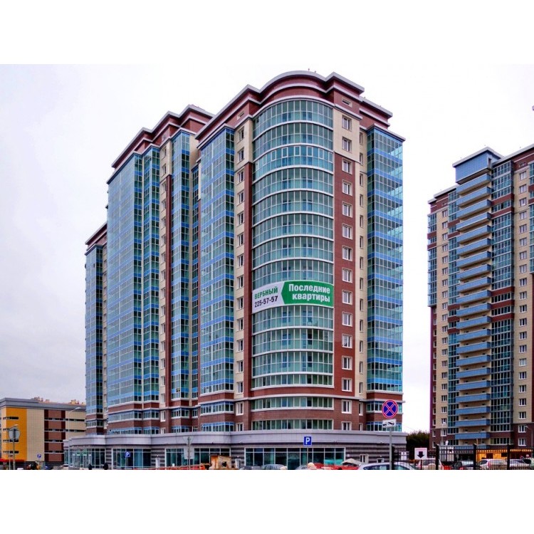 Housing estate «Verbnyy», sectional accommodation unit with integrated non-residential premise