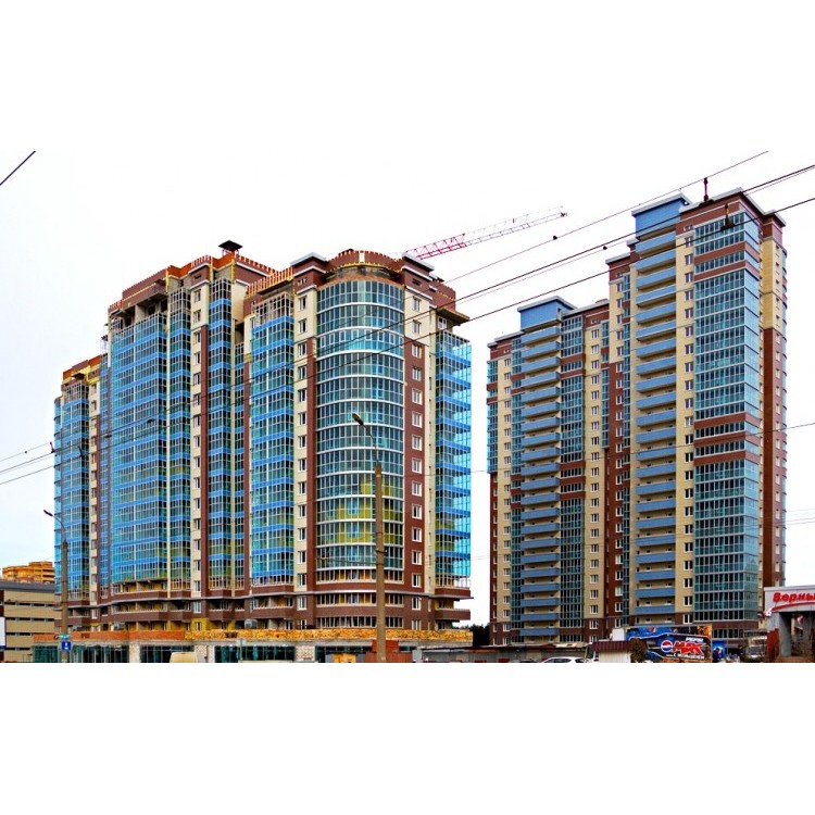 Housing estate «Verbnyy», sectional accommodation unit with integrated non-residential premise