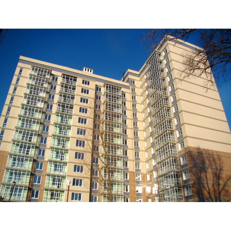 Housing estate with variable number of storeys