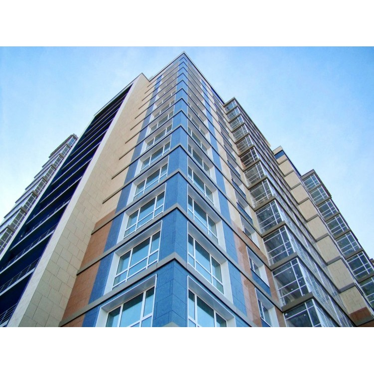 Housing estate with variable number of storeys