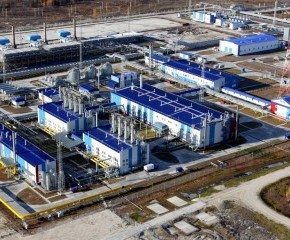 Construction of facilities in South-Russian field